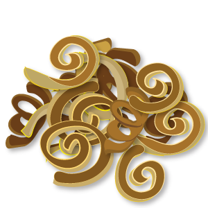 Housemade curly fries made fresh at Paradise Cafe